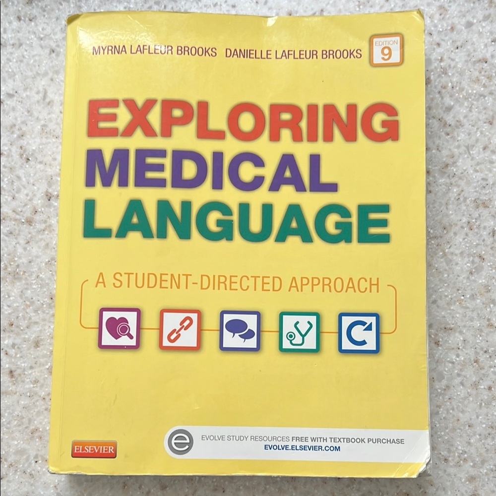 Exploring Medical Language Book - Yellow Cover